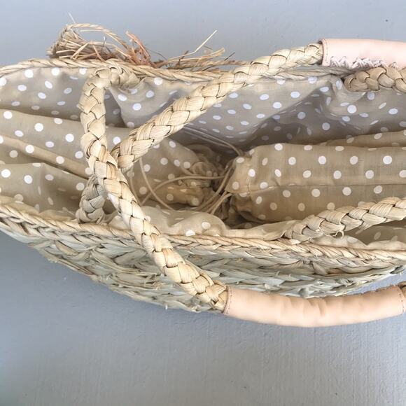 3 / $15 Raffia Jute Woven Beach Tote Cynthia Rowley - Picture 12 of 14